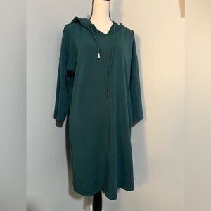 Cynthia Rowley Green Hoodie Dress NWOT